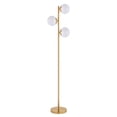 thumbnail image 1 of SAFAVIEH Devlyn 63 in. Mid-Century Floor Lamp, Brass Gold, 1 of 6