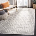 thumbnail image 1 of Safavieh Dhurries Abigail Geometric Area Rug, Gray/Ivory, 4' x 6', 1 of 8