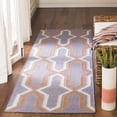 thumbnail image 1 of Safavieh Dhurries Alexis Geometric Runner Rug, Purple/Multi, 2'6" x 8', 1 of 8