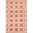 thumbnail image 1 of SAFAVIEH Dhurrie Anne Geometric Moroccan Wool Area Rug, Red/Ivory, 4' x 6', 1 of 4