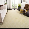 thumbnail image 1 of Safavieh Dhurries Bianca Geometric Area Rug, Green/Ivory, 8' x 8' Square, 1 of 11