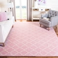 thumbnail image 1 of Safavieh Dhurries Brad Geometric Area Rug, Pink/Ivory, 5' x 8', 1 of 6