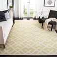 thumbnail image 1 of Safavieh Dhurries Brianna Geometric Area Rug, Light Green/Ivory, 8' x 8' Square, 1 of 8