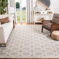 thumbnail image 1 of Safavieh Dhurries Diana Geometric Area Rug, Gray/Ivory, 10' x 14', 1 of 8