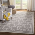 thumbnail image 1 of Safavieh Dhurries Myles Geometric Area Rug, Gray/Ivory, 5' x 8', 1 of 11