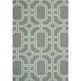 thumbnail image 1 of SAFAVIEH Dhurrie Sebastian Geometric Wool Area Rug, Grey/Light Blue, 3' x 5', 1 of 9