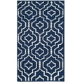 thumbnail image 1 of SAFAVIEH Dhurrie Slater Geometric Moroccan Wool Area Rug, Navy/Ivory, 2'6" x 4', 1 of 3