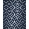 thumbnail image 1 of SAFAVIEH Dhurrie Slater Geometric Moroccan Wool Area Rug, Navy/Ivory, 6' x 9', 1 of 10