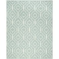 thumbnail image 1 of SAFAVIEH Dhurrie Slater Geometric Moroccan Wool Runner Rug, Light Blue/Ivory, 2'6" x 10', 1 of 10