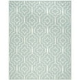 thumbnail image 1 of SAFAVIEH Dhurrie Slater Geometric Moroccan Wool Runner Rug, Light Blue/Ivory, 2'6" x 8', 1 of 10