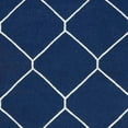 thumbnail image 1 of SAFAVIEH Dhurrie Solomon Geometric Moroccan Wool Area Rug, Navy/Ivory, 3' x 5', 1 of 5