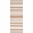 thumbnail image 1 of SAFAVIEH Dhurrie Tom Striped Moroccan Wool Runner Rug, Natural/Camel, 2'6" x 7', 1 of 8