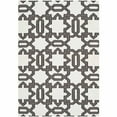 thumbnail image 1 of SAFAVIEH Dhurrie Toria Geometric Moroccan Wool Area Rug, Ivory/Grey, 3' x 5', 1 of 2