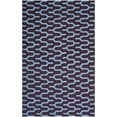 thumbnail image 1 of SAFAVIEH Dhurrie Tristen Geometric Moroccan Wool Area Rug, Purple/Blue, 5' x 8', 1 of 10