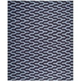 thumbnail image 1 of SAFAVIEH Dhurrie Tristen Geometric Moroccan Wool Runner Rug, Purple/Blue, 2'6" x 7', 1 of 10