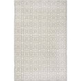 thumbnail image 1 of SAFAVIEH Dhurrie Valentina Geometric Moroccan Wool Area Rug, Grey/Ivory, 5' x 8', 1 of 10