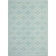thumbnail image 1 of SAFAVIEH Dhurrie Walter Geometric Moroccan Wool Area Rug, Blue/Ivory, 6' x 9', 1 of 10