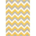 thumbnail image 1 of SAFAVIEH Dhurries Wenona Geometric Area Rug, Gold/Grey, 8' x 10', 1 of 3