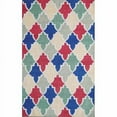 thumbnail image 1 of SAFAVIEH Dhurrie Wystan Geometric Moroccan Wool Area Rug, Blue/Multi, 4' x 6', 1 of 5