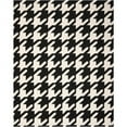 thumbnail image 1 of SAFAVIEH Dhurries Abigail Geometric Area Rug, Black/Ivory, 4' x 6', 1 of 11