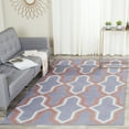 thumbnail image 1 of Safavieh Dhurries Alexis Geometric Area Rug, Purple/Multi, 4' x 6', 1 of 8