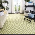 thumbnail image 1 of Safavieh Dhurries Bentley Geometric Area Rug, Green/Ivory, 8' x 8' Square, 1 of 11