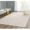 thumbnail image 1 of Safavieh Dhurries Brad Geometric Area Rug, Gray/Ivory, 6' x 6' Square, 1 of 8