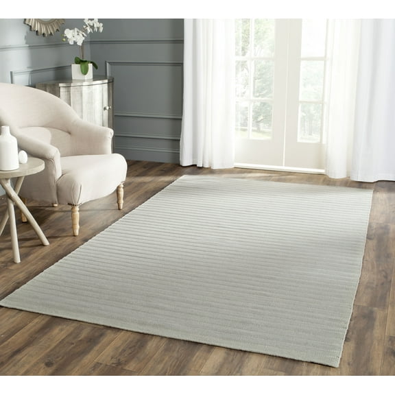Safavieh Dhurries Gina Geometric Wool Area Rug, Gray, 8' x 10'