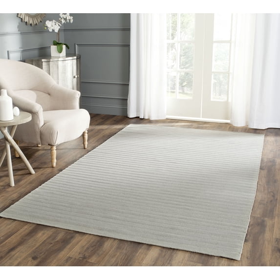 Safavieh Dhurries Gina Geometric Wool Area Rug, Gray, 9' x 12'