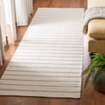 thumbnail image 1 of Safavieh Dhurries Gina Geometric Wool Runner Rug, White, 2'6" x 6', 1 of 10