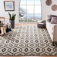 thumbnail image 1 of Safavieh Dhurries Guliana Geometric Wool Area Rug, Ivory/Black, 8' x 10', 1 of 8