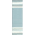 thumbnail image 1 of SAFAVIEH Dhurries Haywood Geometric Runner Rug, Turquoise, 2'6" x 8', 1 of 10