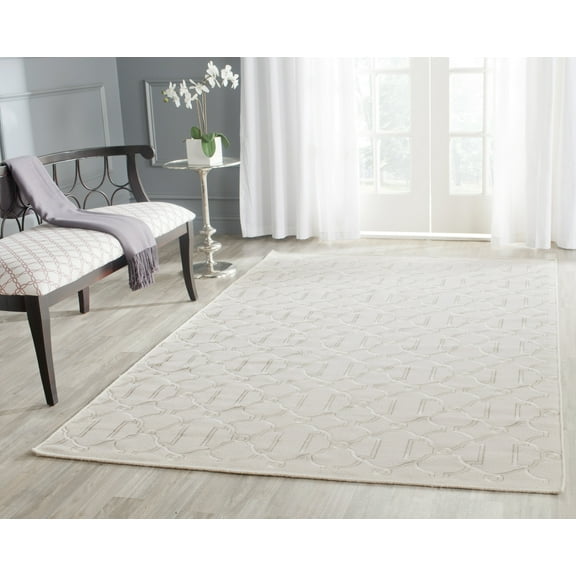 SAFAVIEH Dhurries Jervis Geometric Area Rug, Beige, 6' x 6' Square