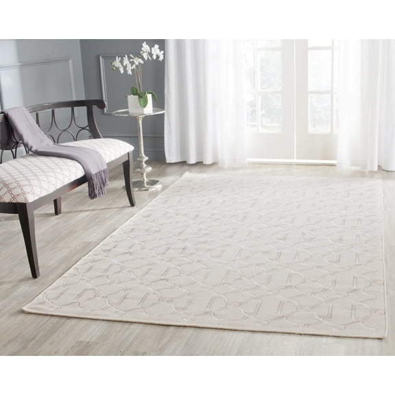 SAFAVIEH Dhurries Jervis Geometric Area Rug, Beige, 6' x 9'