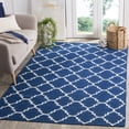 thumbnail image 1 of Safavieh Dhurries Jona Geometric Area Rug, Dark Blue, 4' x 6', 1 of 8