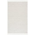 thumbnail image 1 of SAFAVIEH Dhurries Ksenija Solid Wool Area Rug, Beige, 5' x 8', 1 of 8