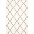 thumbnail image 1 of SAFAVIEH Dhurries Landon Geometric Area Rug, Ivory/Grey, 3' x 5', 1 of 10