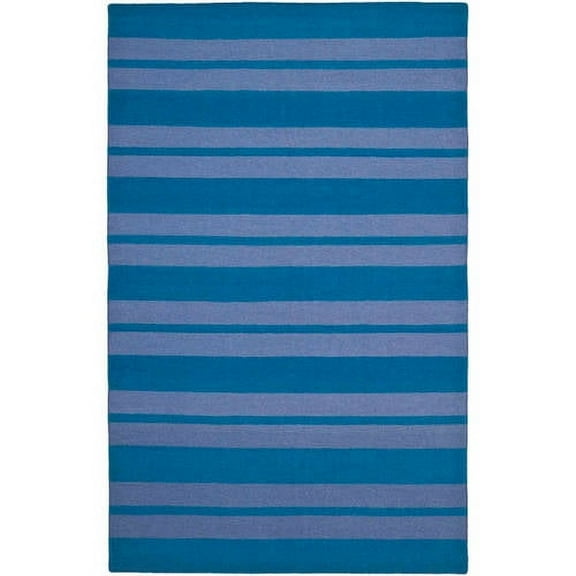 SAFAVIEH Dhurries Lawanda Geometric Wool Area Rug, Turquoise/Lavender, 4' x 6'