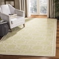 thumbnail image 1 of Safavieh Dhurries Myles Geometric Area Rug, Light Green/Ivory, 6' x 6' Square, 1 of 11