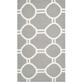 thumbnail image 1 of SAFAVIEH Dhurries Sloane Geometric Area Rug, Grey/Ivory, 3' x 5', 1 of 5