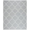 thumbnail image 1 of SAFAVIEH Dhurries Solomon Geometric Area Rug, Grey/Ivory, 3' x 5', 1 of 10