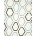 thumbnail image 1 of SAFAVIEH Dhurries Taryn Geometric Runner Rug, Ivory/Multi, 2'6" x 8', 1 of 9
