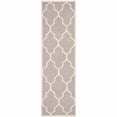 thumbnail image 1 of SAFAVIEH Dhurries Toby Geometric Runner Rug, Dark Grey/Ivory, 2'6" x 6', 1 of 10
