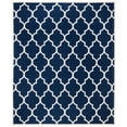 thumbnail image 1 of SAFAVIEH Dhurries Toby Geometric Runner Rug, Navy/Ivory, 2'6" x 10', 1 of 10