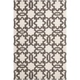 thumbnail image 1 of SAFAVIEH Dhurries Toria Geometric Wool Area Rug, Ivory/Grey, 5' x 8', 1 of 6