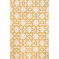 thumbnail image 1 of SAFAVIEH Dhurries Toria Geometric Wool Area Rug, Ivory/Yellow, 4' x 6', 1 of 2