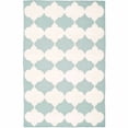 thumbnail image 1 of SAFAVIEH Dhurries Warren Geometric Area Rug, Blue/Ivory, 4' x 6', 1 of 10