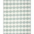 thumbnail image 1 of SAFAVIEH Dhurries Warren Geometric Area Rug, Blue/Ivory, 9' x 12', 1 of 3
