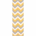 thumbnail image 1 of SAFAVIEH Dhurries Wenona Geometric Runner Rug, Gold/Grey, 2'6" x 6', 1 of 9