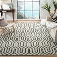 thumbnail image 1 of SAFAVIEH Dhurries Windsor Geometric Area Rug, Grey/Multi, 4' x 6', 1 of 8